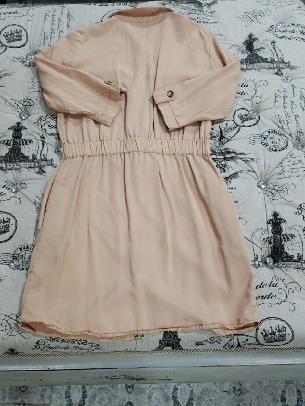 🇨🇦  Vero Moda Button-Up 3/4 Sleeves Shirt Dress - Picture 16 of 16